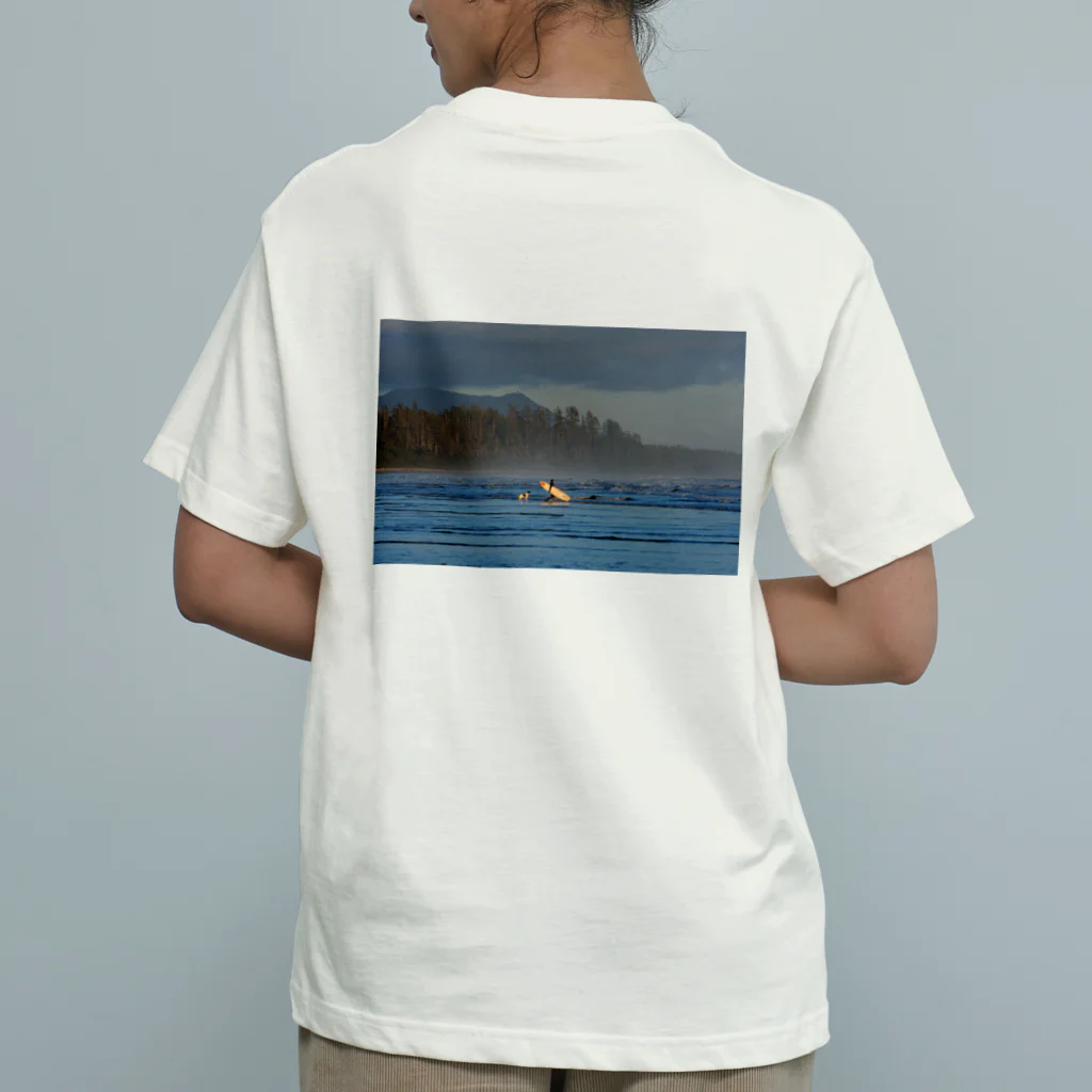 world Landscapeのsurf_02 オーガニックコットンTシャツ