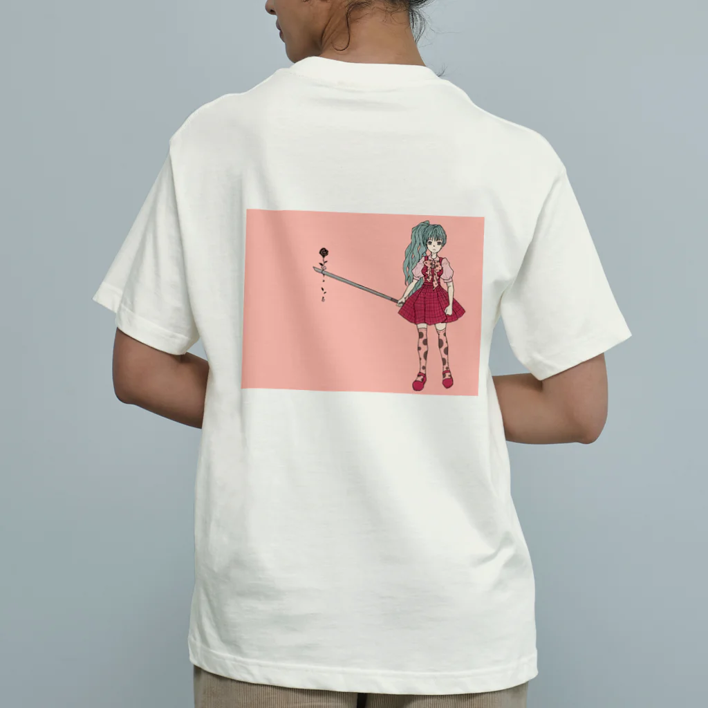 nenikireの刀ちゃん オーガニックコットンTシャツ