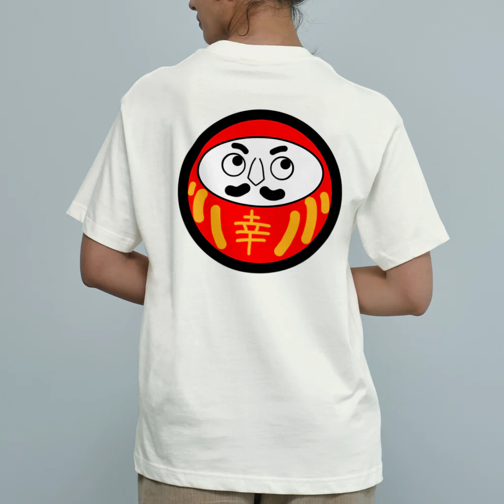 L-Monkeyのだるま オーガニックコットンTシャツ