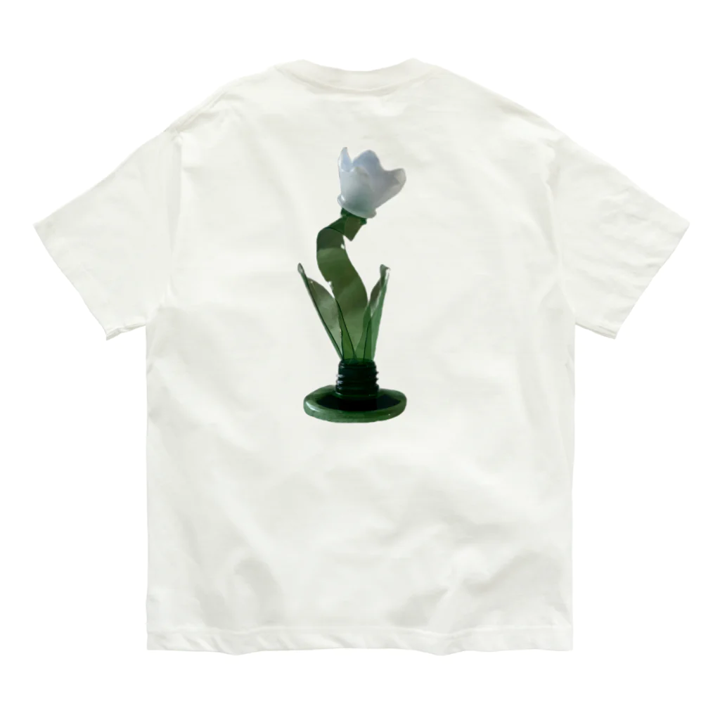 一色に統一できなくて白のリサイクルチューリップ　3 Organic Cotton T-Shirt