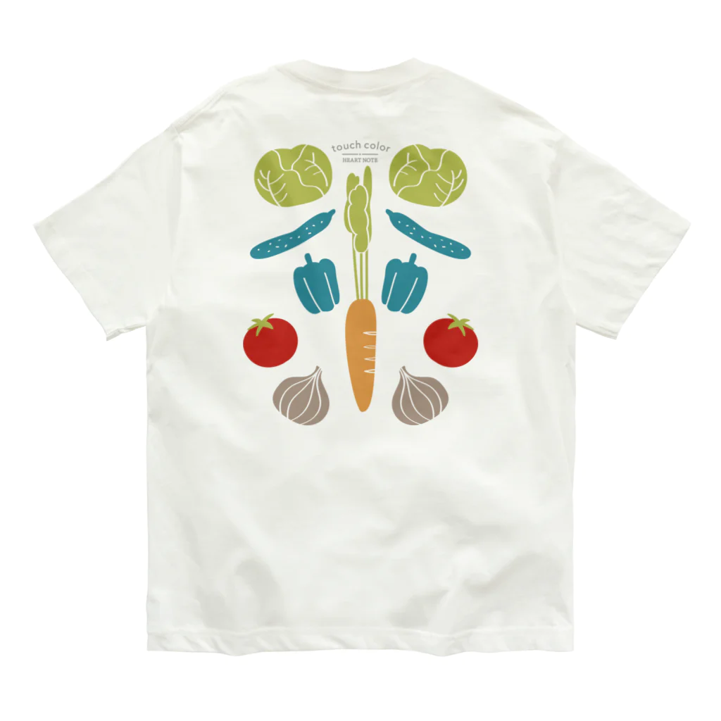 たっちからぁショップのなでなで野菜ビビット Organic Cotton T-Shirt