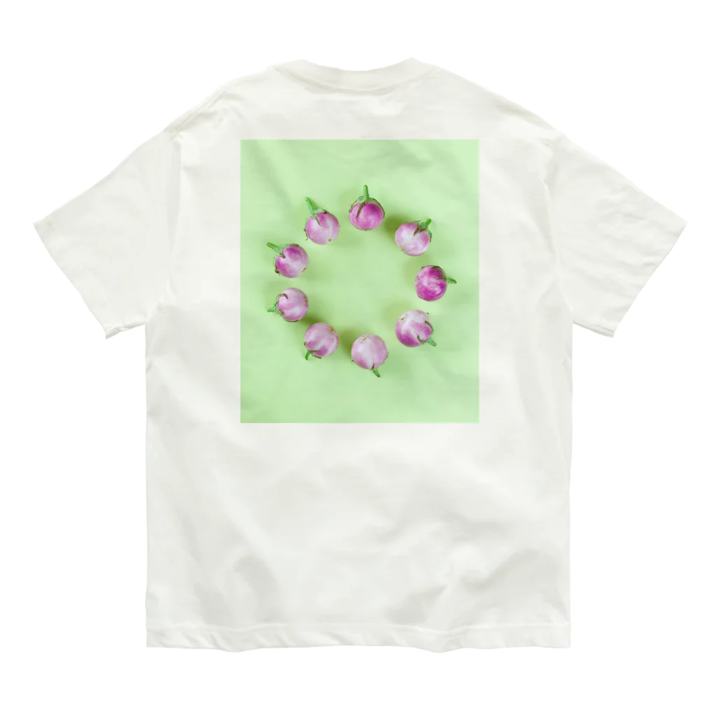 pekopeko no pelo's shop！のマイクロナス②［Back print］ Organic Cotton T-Shirt