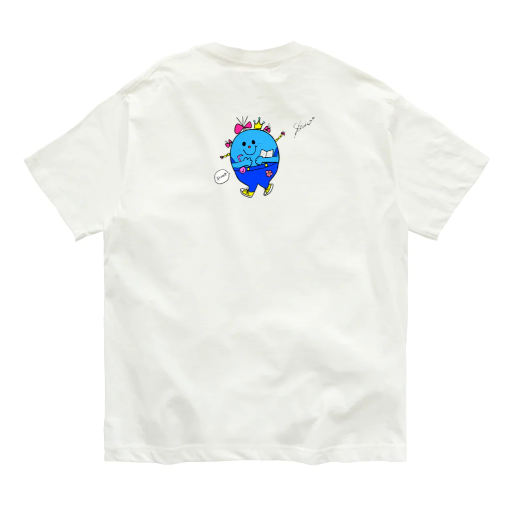 SHIHO NO WAの宇宙のかいぶつちゃん オーガニックコットンTシャツ