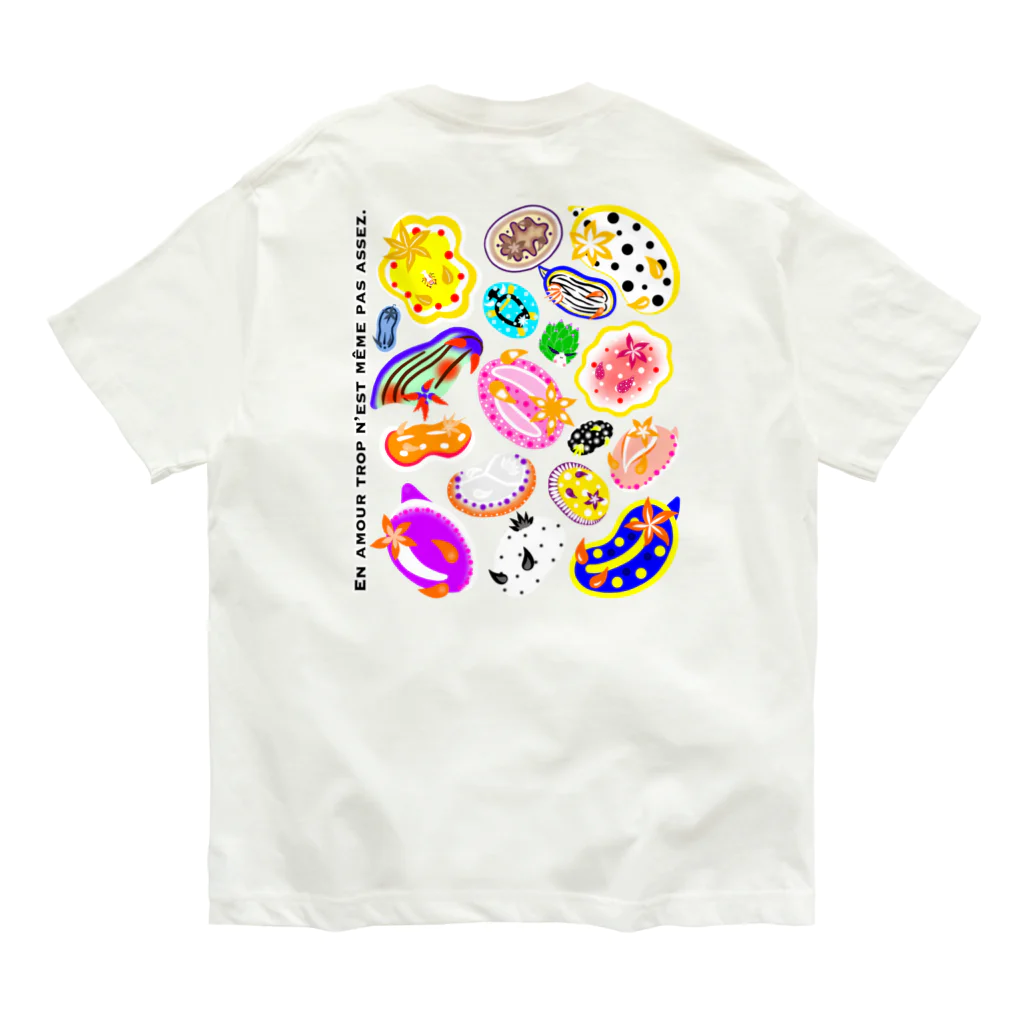 tomokoのウミウシ オーガニックコットンTシャツ