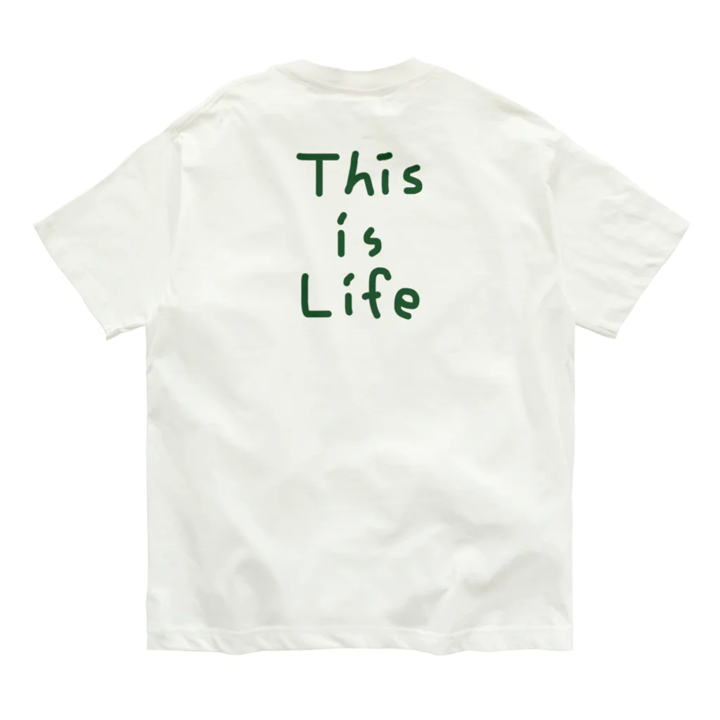 Yuu.Tの『 This is Life』一言つぶやきシリーズ オーガニックコットンTシャツ