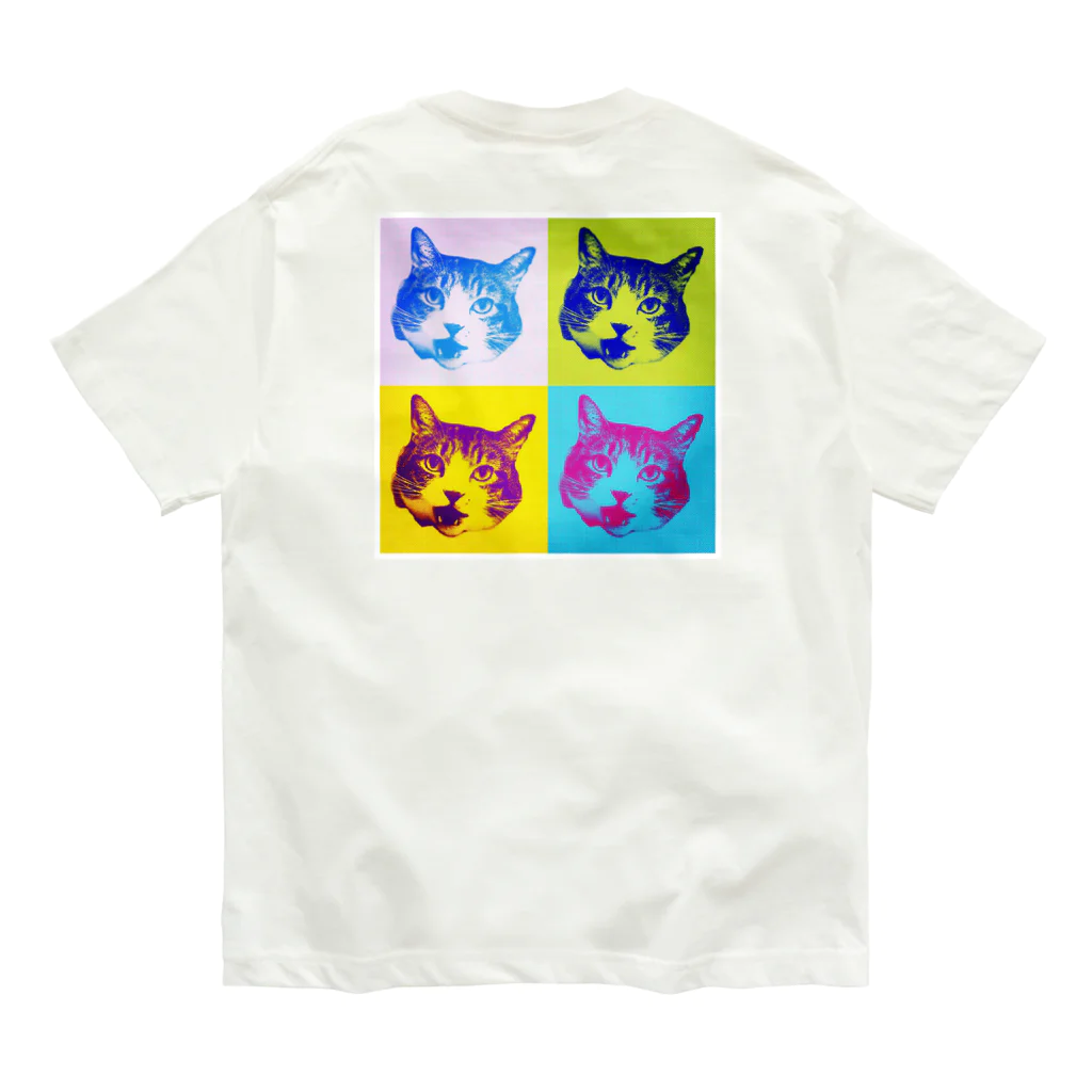 erumaのラン君がいっぱい オーガニックコットンTシャツ