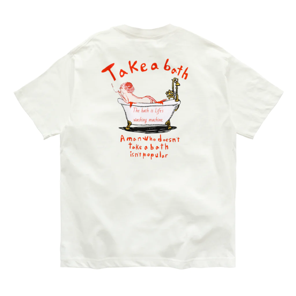 MELT CANDOLLのTake a bath オーガニックコットンTシャツ