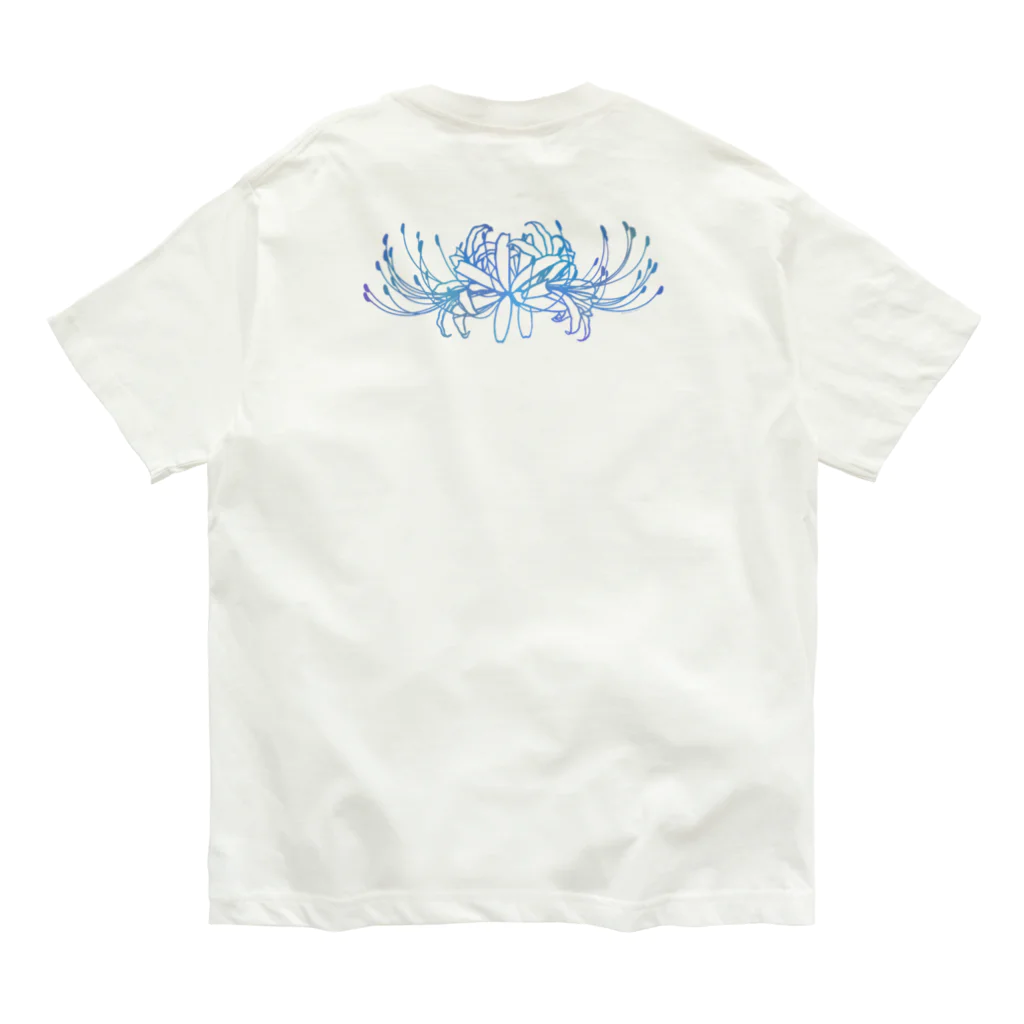 綾錦工房 りこりすの曼珠沙華 【月光】 Organic Cotton T-Shirt