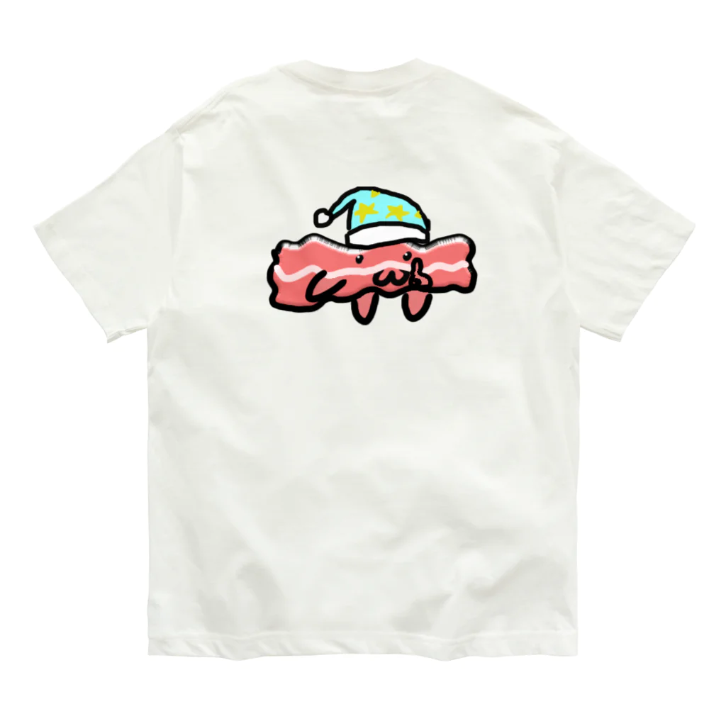 WWB（World Wide Bacons）伝説のべーこんの伝説のべーこん オーガニックコットンTシャツ