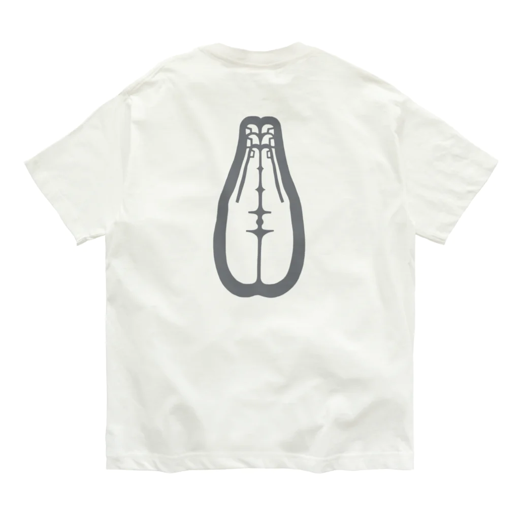 Aiji あいじの★ヨガ背面合掌Tシャツ★ Organic Cotton T-Shirt