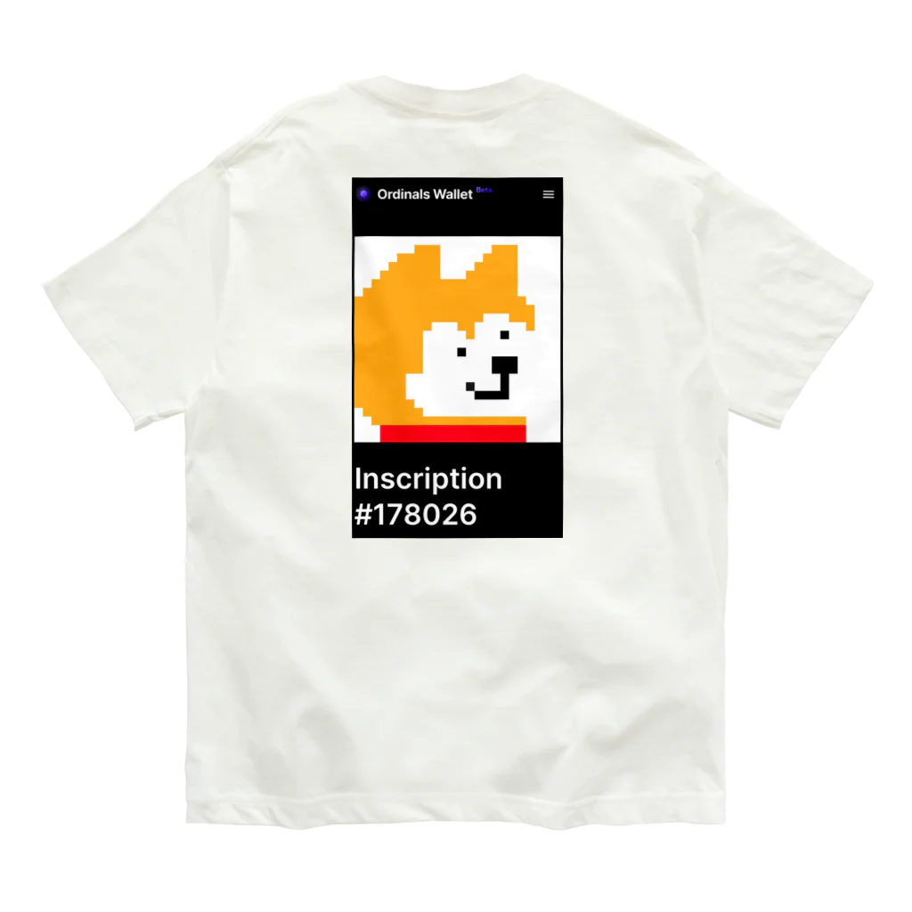 𝘈𝘒𝘈𝘚𝘈𝘒𝘈 🇯🇵の【刻んだ記念】限定秋田犬グッズ Organic Cotton T-Shirt