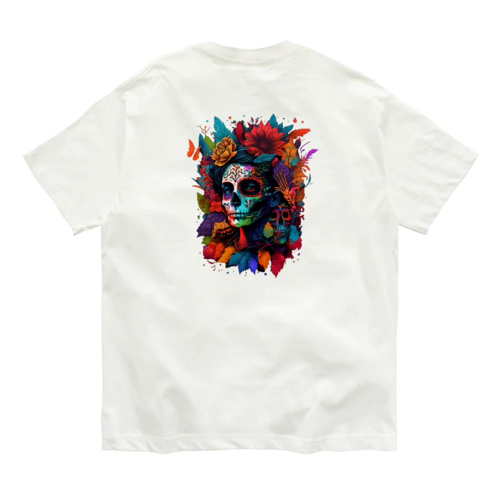 NoriNoriのDay of the Dead オーガニックコットンTシャツ