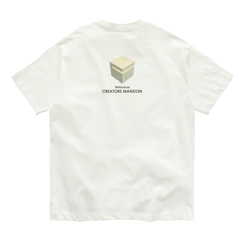 metaversenaviのMetaverse CREATORS MANSION Organic Cotton T-Shirt