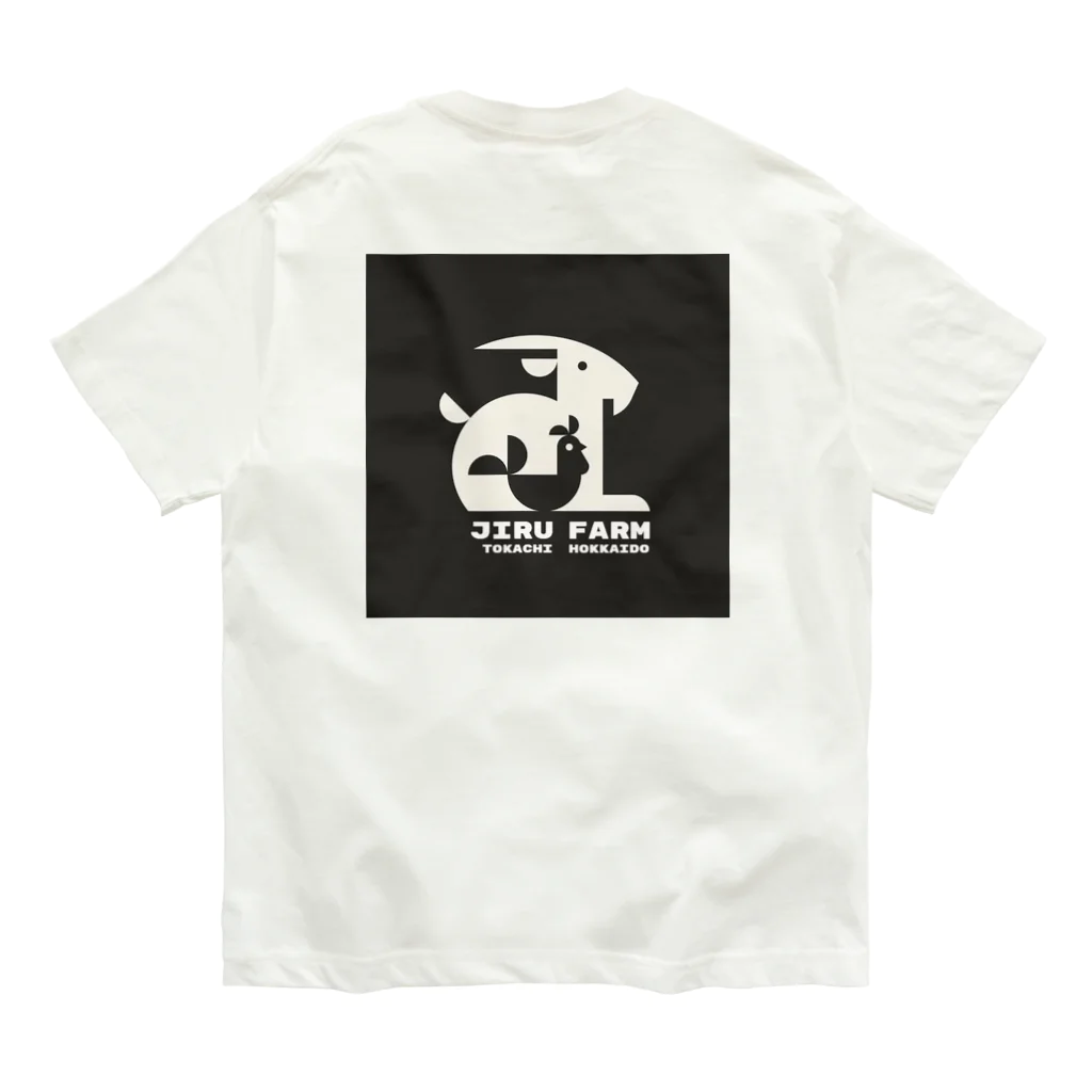 ジルファーム 𓃶のジルファームのしかくいロゴ Organic Cotton T-Shirt