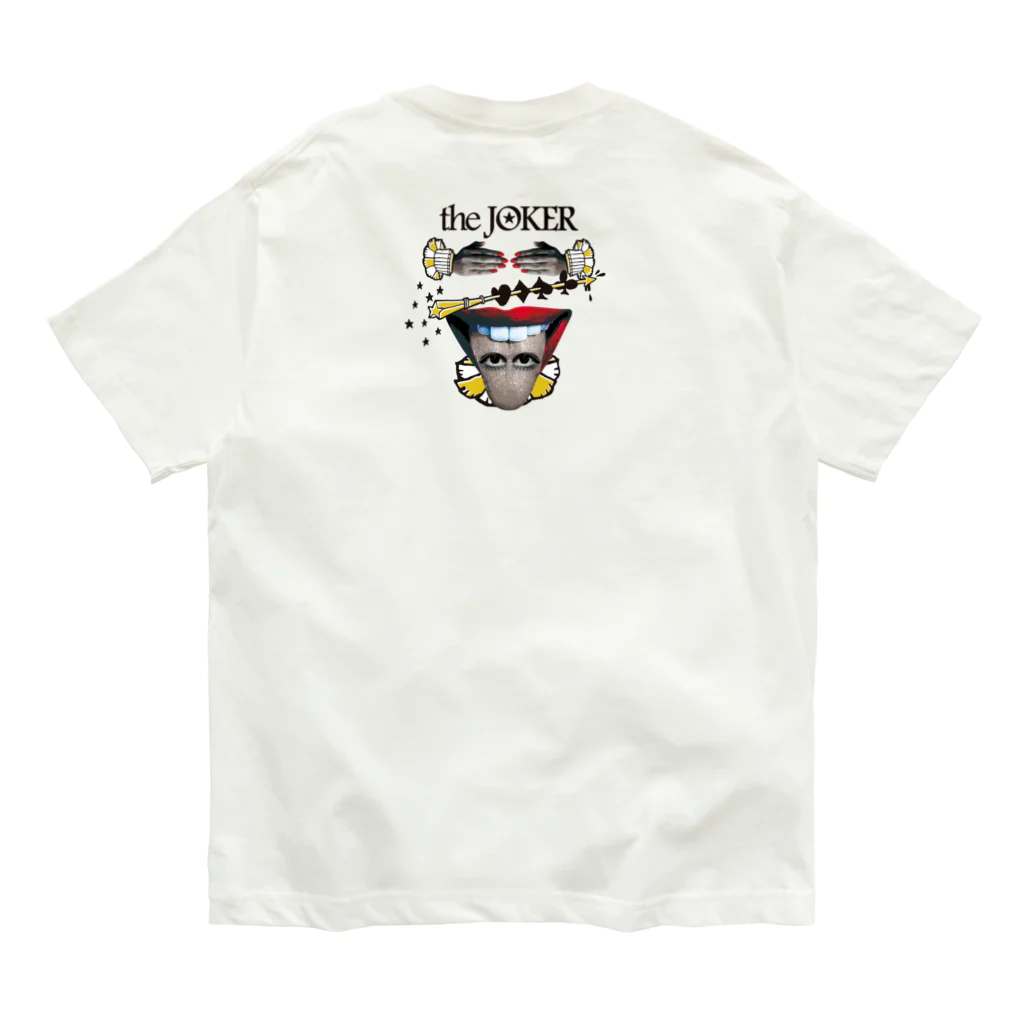 フルスキャ。のジョーカー★バックプリント Organic Cotton T-Shirt