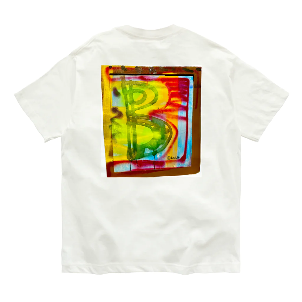 zzz7amのThisisＢ ))))<} オーガニックコットンTシャツ