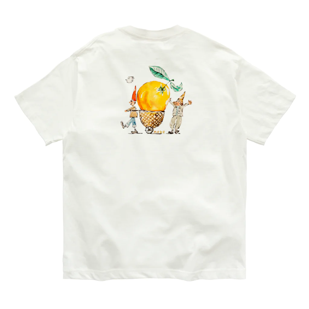 nebeグッズのみかんと小人 Organic Cotton T-Shirt