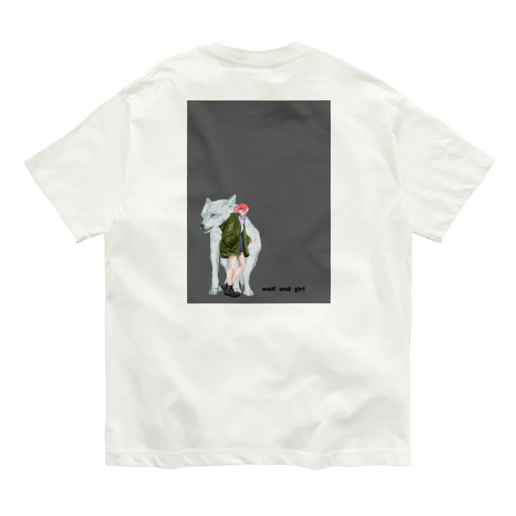 m@rco_41のwolf  and girl Organic Cotton T-Shirt