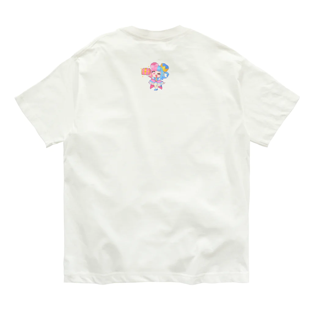 ハシノタコのすてーたすラデ子 Organic Cotton T-Shirt