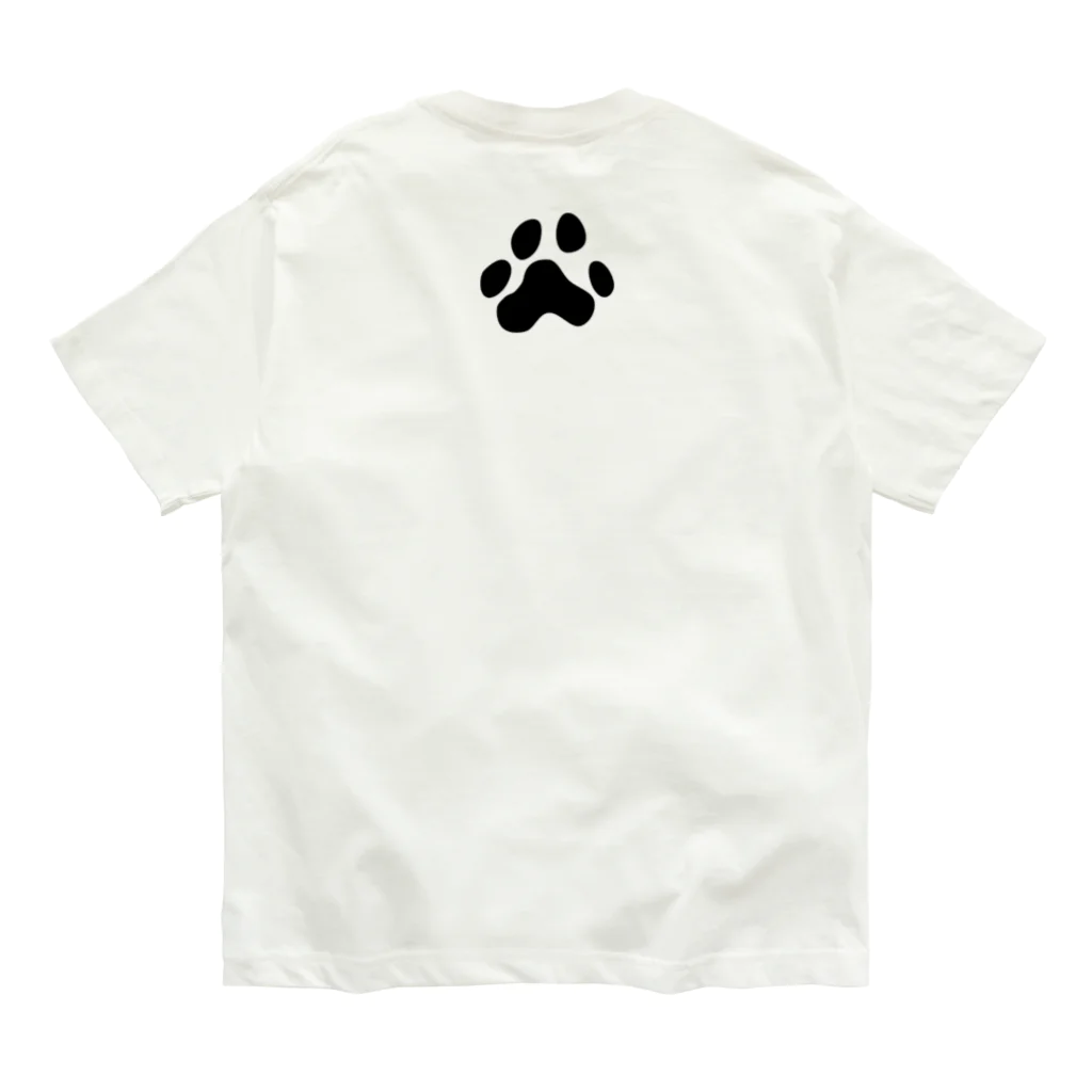 ぷんすこ(♂)のLIFE IS MEOW-TIFUL（黒ラインロゴ） Organic Cotton T-Shirt