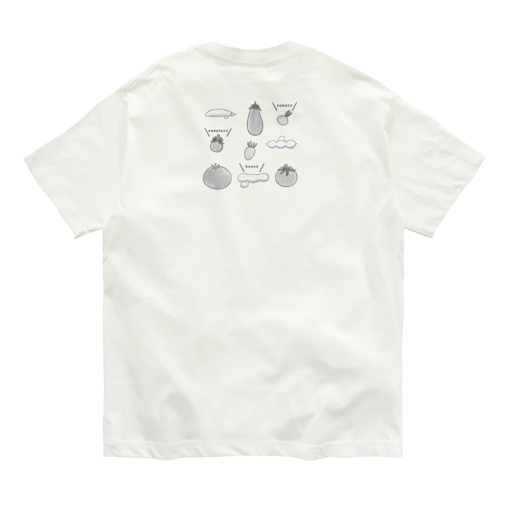 Aランチサラダ付SHOPの夏野菜たち Organic Cotton T-Shirt