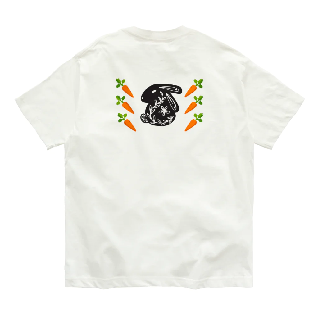 ㌍のるつぼのNight Rabbit Organic Cotton T-Shirt