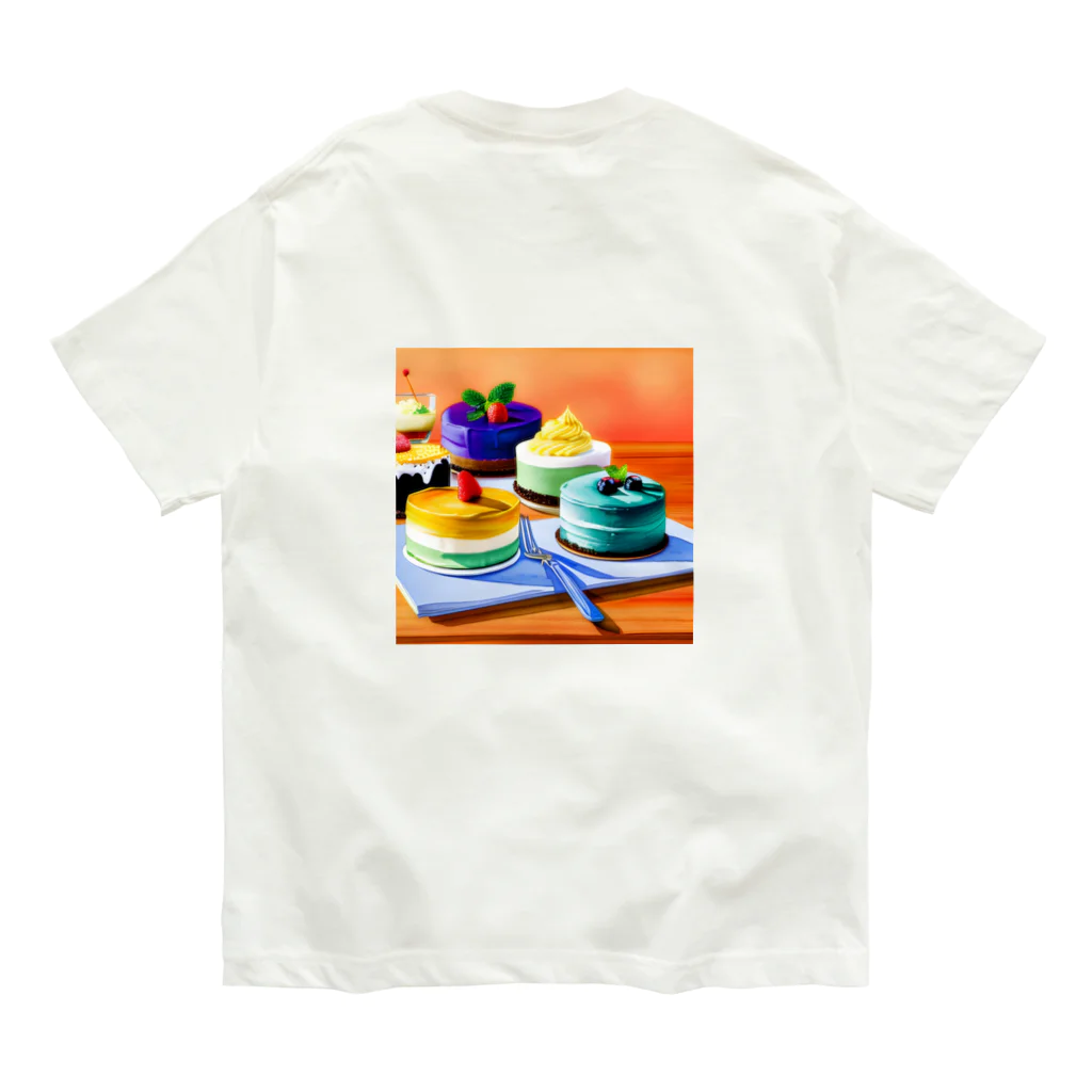 Egao  Creationsの至福のスウィーツ Organic Cotton T-Shirt