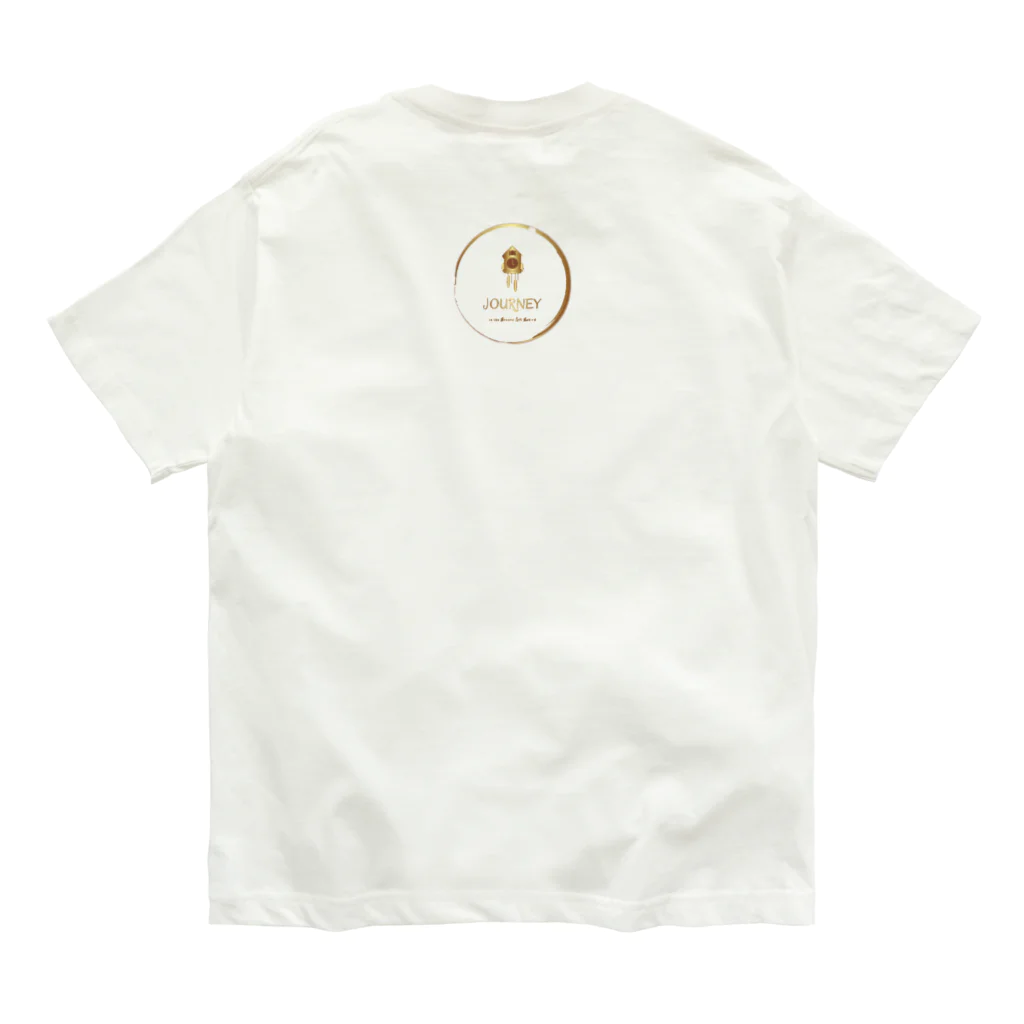 卯月なのかのGreen Green Journey　〜陽光に照らされた新緑の旅〜　No.3 「侵食された栄華」 Organic Cotton T-Shirt