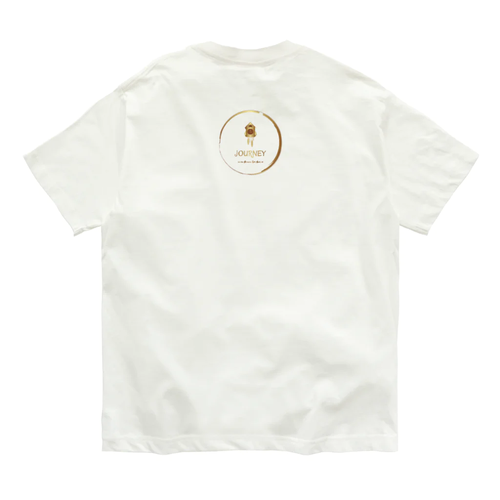 卯月なのかのGreen Green Journey　〜陽光に照らされた新緑の旅〜　No.2　「緑風の誘い」 Organic Cotton T-Shirt