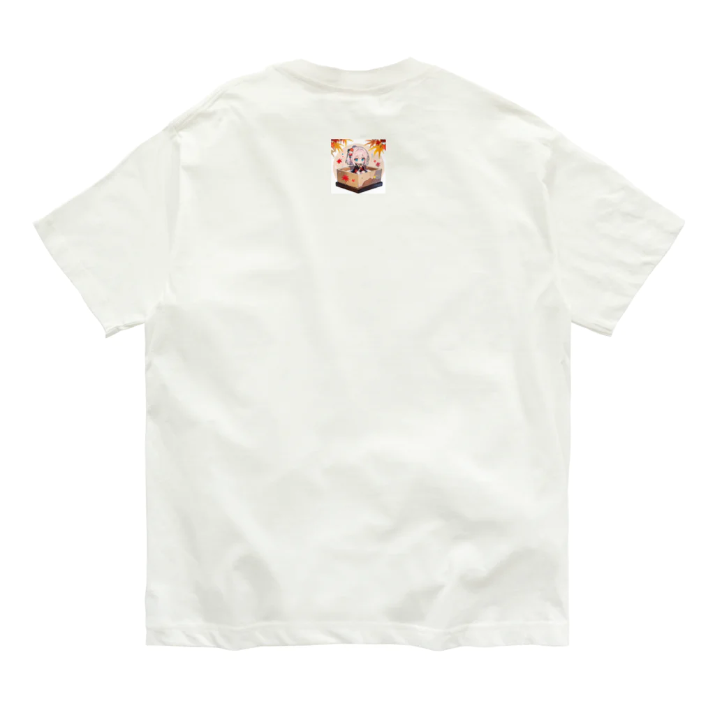 那須モバイル店の帽子を被る女の子 Organic Cotton T-Shirt