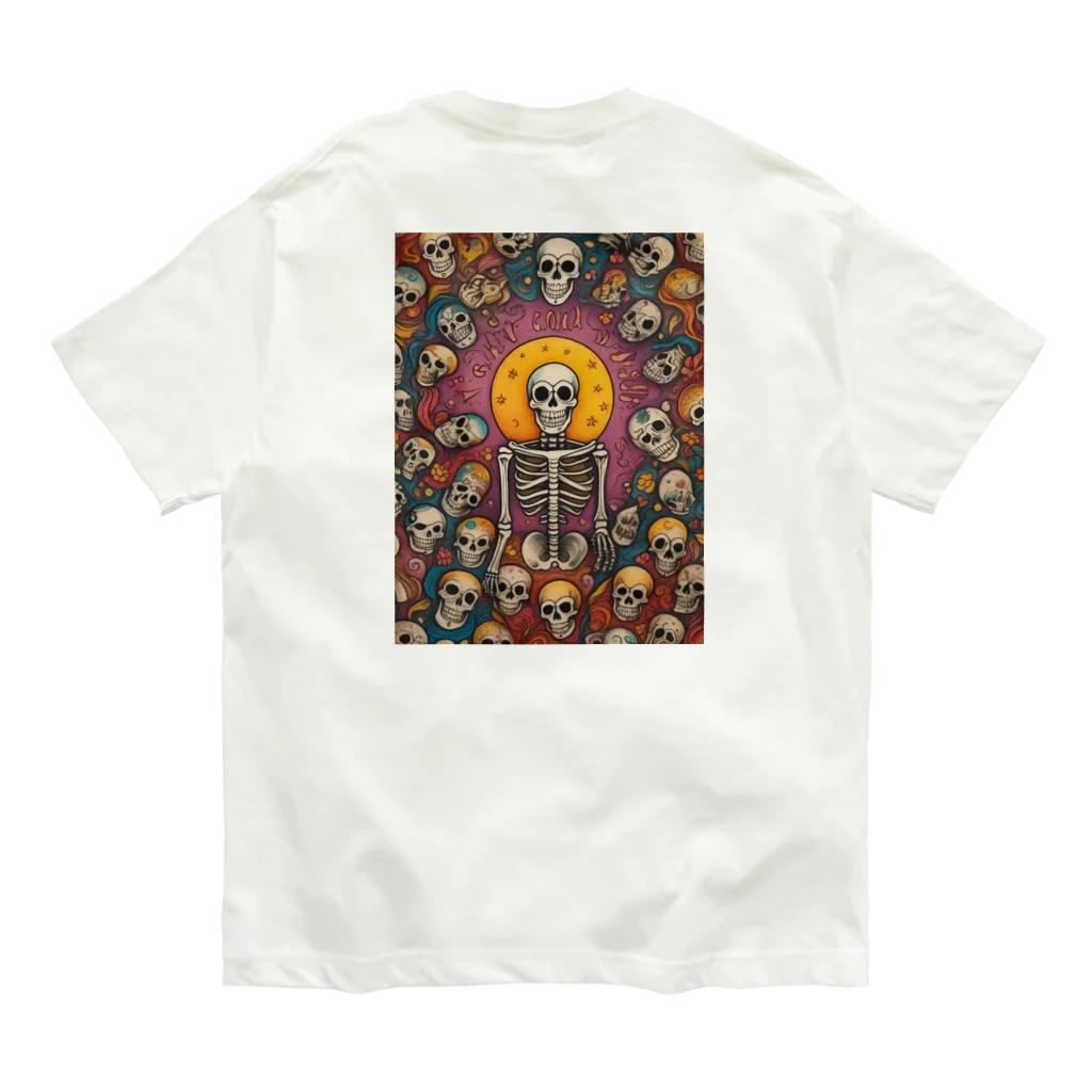 Skull sectionの月とドクロ Organic Cotton T-Shirt