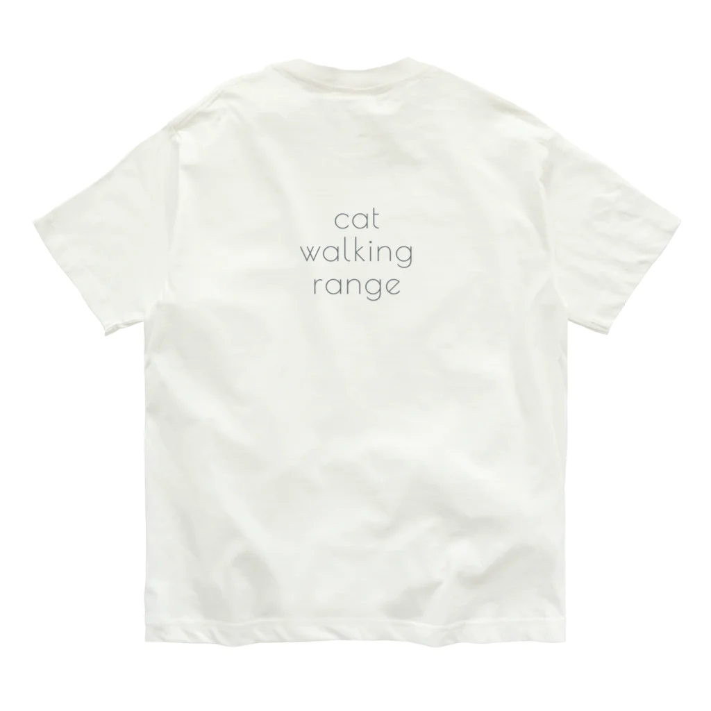 ZIKITO-raのCat Walking Range  オーガニックコットンTシャツ