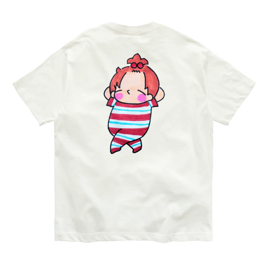 ぽこすけのぽことこ オーガニックコットンTシャツ