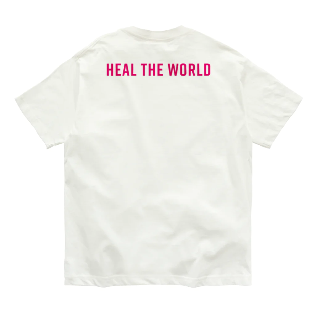 GreenCrystalのHeal the world オーガニックコットンTシャツ