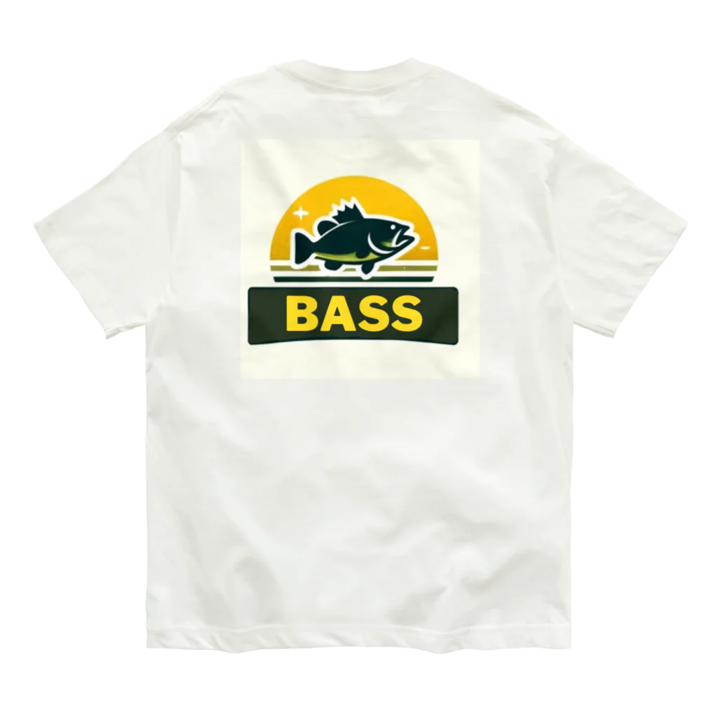 bassblocksのレトロバスロゴ オーガニックコットンTシャツ