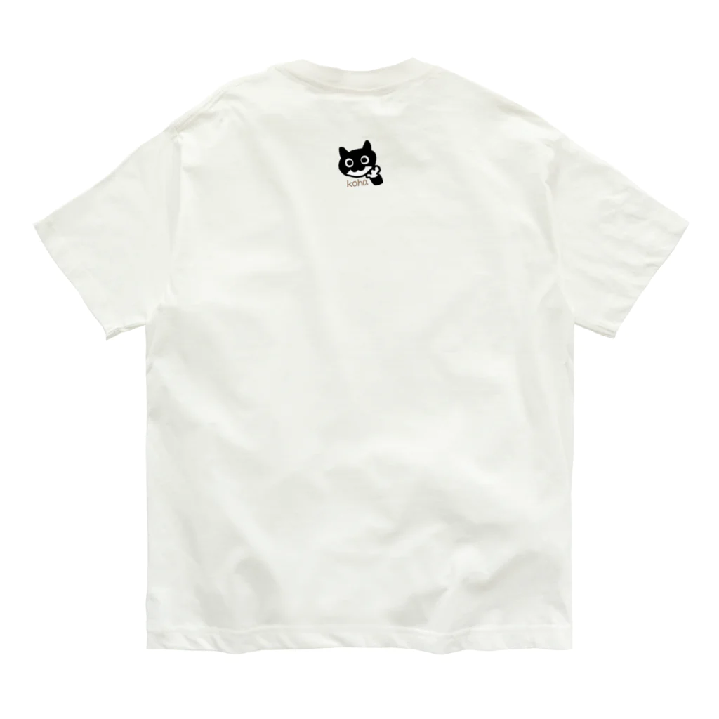 こはぜ日和  kohaze biyoriのくつした猫 オーガニックコットンTシャツ