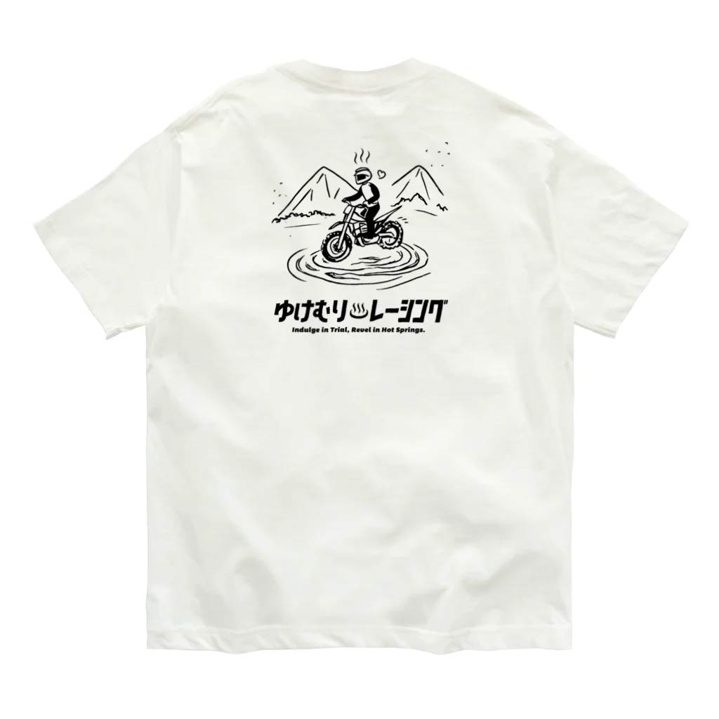 NITZのゆけむり♨レーシング オーガニックコットンTシャツ