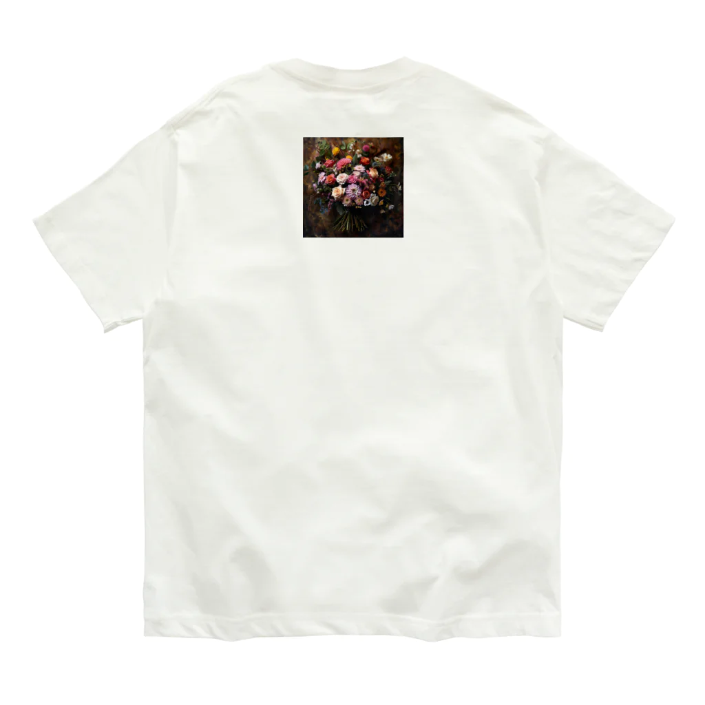 AQUAMETAVERSEの花束をあなたに　Hime  2530 オーガニックコットンTシャツ