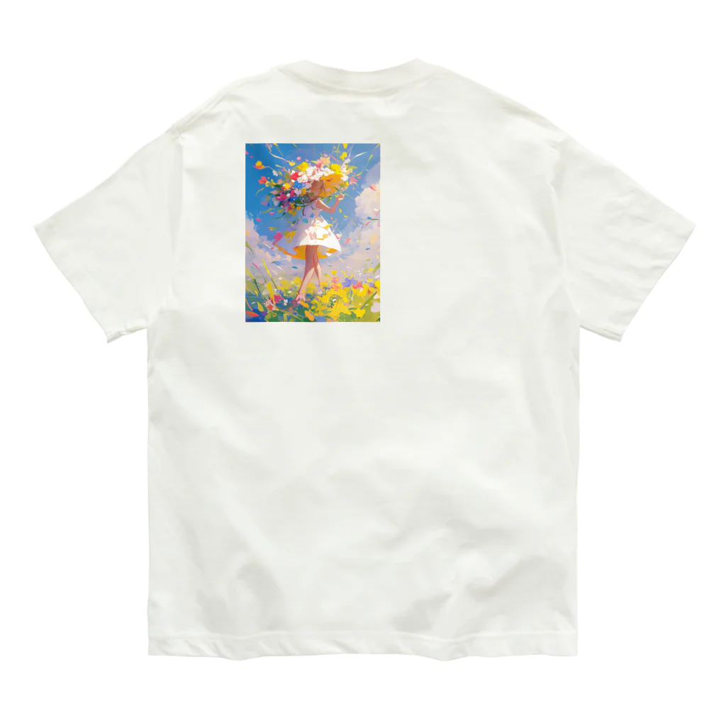 AQUAMETAVERSEの花のささやき　ラフルール　1859 Organic Cotton T-Shirt