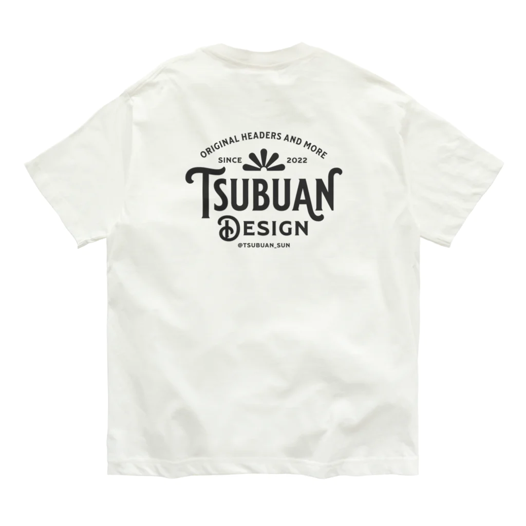 TSUBUAN DESIGNのつぶあん オーガニックコットンTシャツ