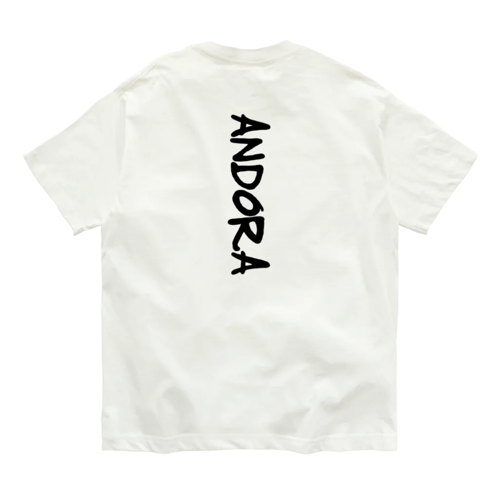 ANDORAの虹色トロピカル Organic Cotton T-Shirt