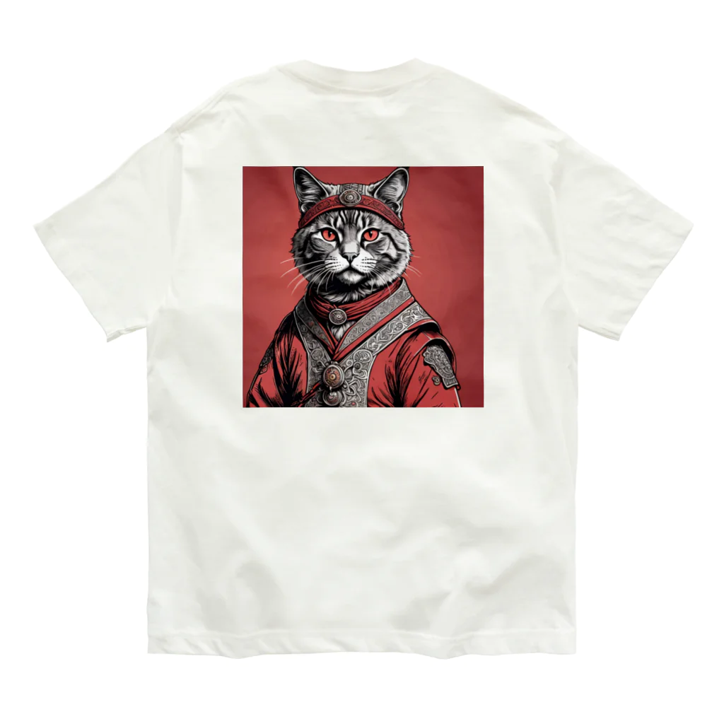 hogarakuの縄文猫 Organic Cotton T-Shirt