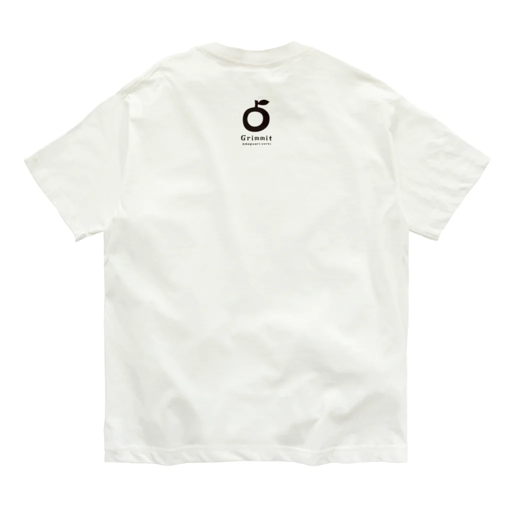 mogworl worksのGrimmit（Bear） オーガニックコットンTシャツ