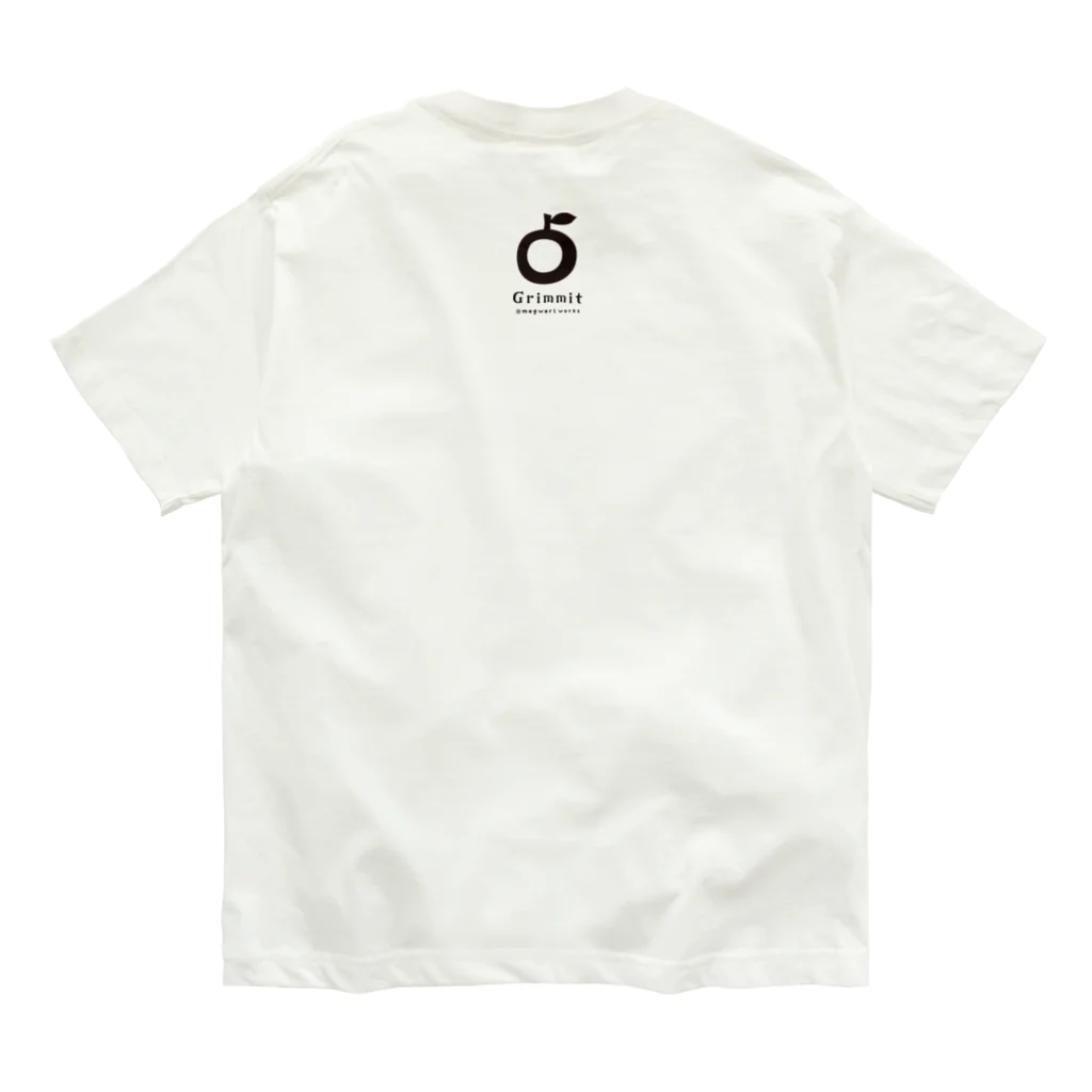 mogworl worksのGrimmit（Wolf） Organic Cotton T-Shirt