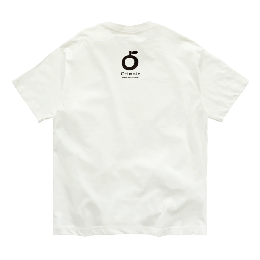 mogworl worksのGrimmit（Mouse） オーガニックコットンTシャツ