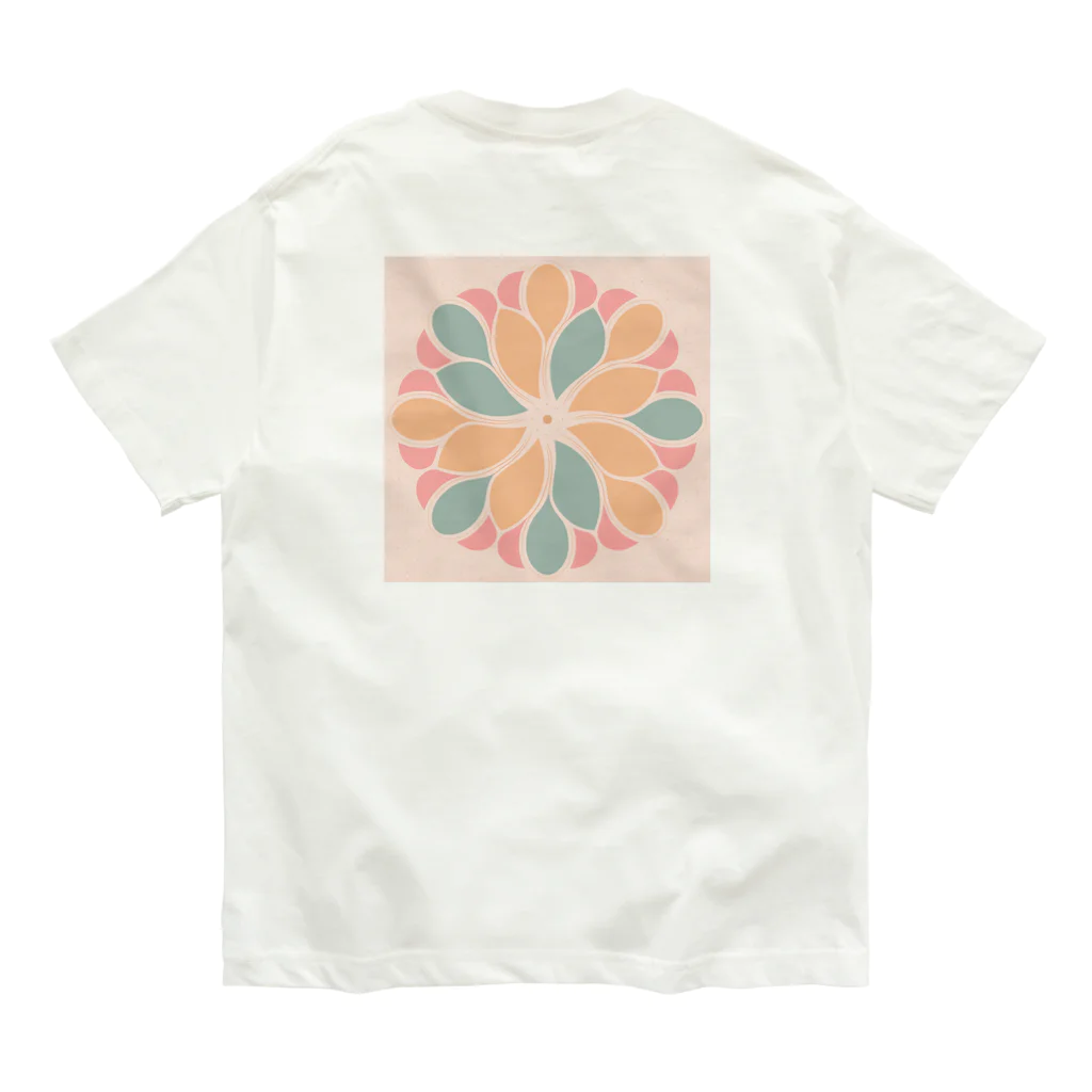 癒しの部屋🐾໒꒱のFlower🌸 オーガニックコットンTシャツ