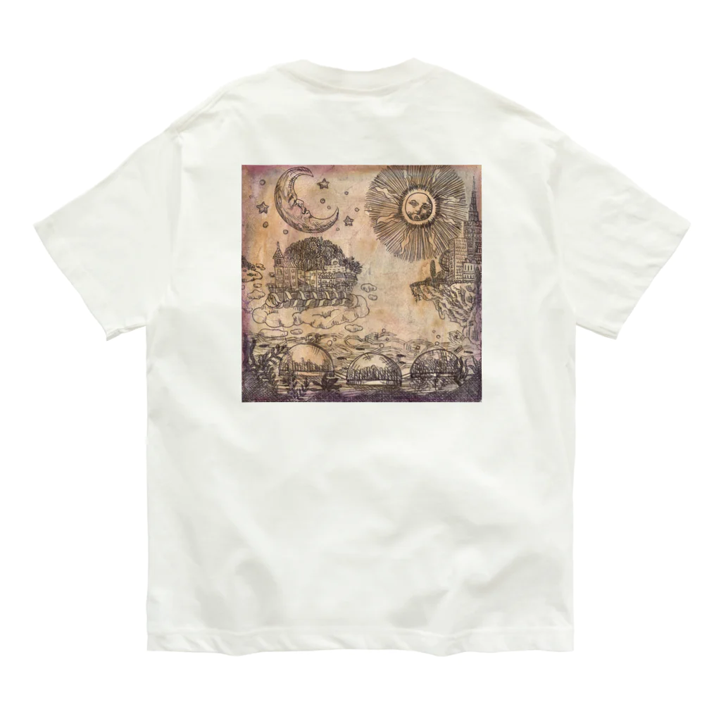 JapaneseArt Yui Shopの古代人の未来設計 Organic Cotton T-Shirt