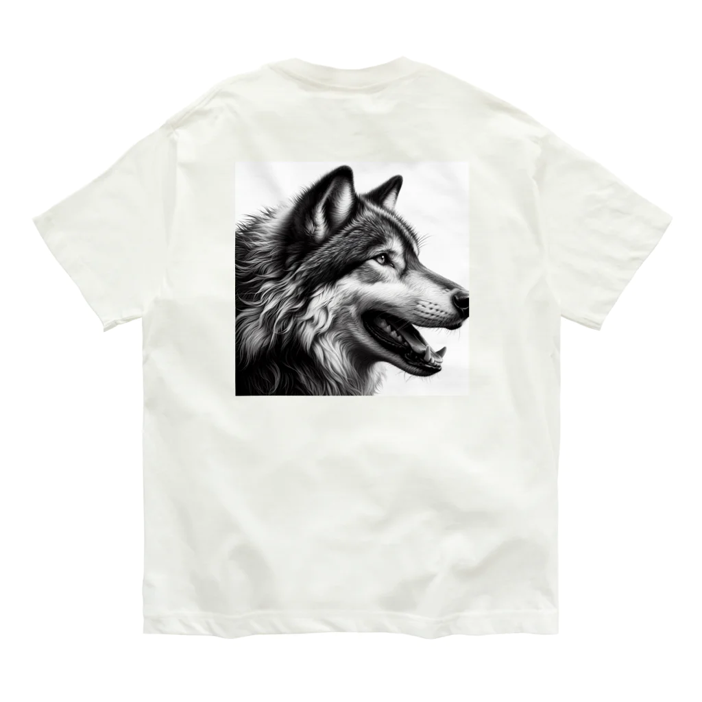 Lone Wolf Teesの英字 シンプルなデザイン オーガニックコットンTシャツ