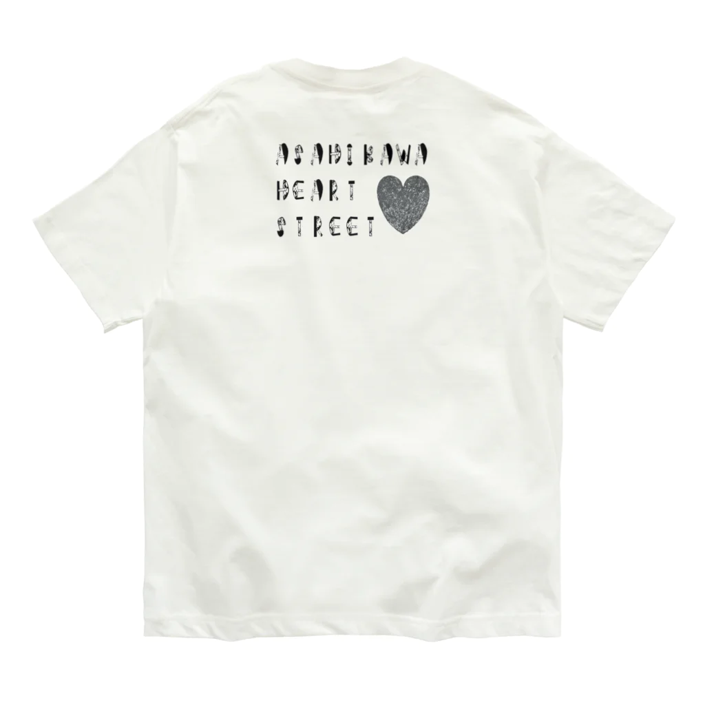 nissyheartのASAHIKAWA HEART STREET オーガニックコットンTシャツ