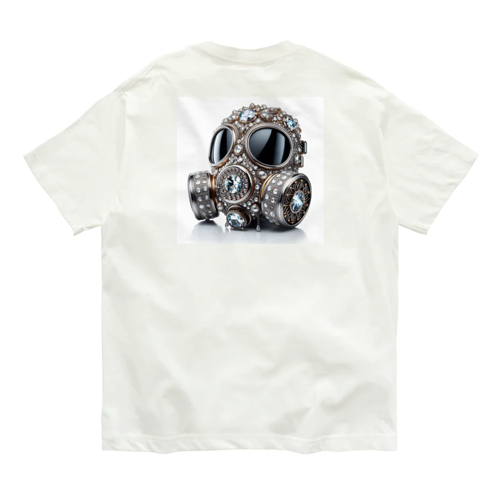 BABYLON  Channel　aiのダイヤモンドガスマスク Organic Cotton T-Shirt